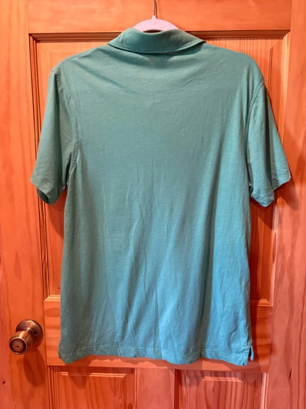 J. Crew Washed Jersey Pocket Polo men’s mint Green Size M